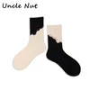 Sports Socks Japanese Korean Style Harajuku Women Combed Cotton Boneless Crew AB Men Street Fashion Trend Couple 230617