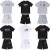 Trapstar Mens T-shirts T shirt Designer Shirts Embroidery Printed Letter Luxury Rainbow Color Summer Sports Casual Short Outfit Tracksuit Tidal flow design 558ess