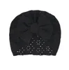 Sommar spädbarn baby beanie cap andas mjuk bomull bowknot pannband småbarn slingrar turban anti uv skyddande pannband tillbehör