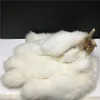 MagicFur Real Fur White 50cm Fox Tail Bag Keychain Charm Soft Fluffy Keyring Pendan Accessories24121792410