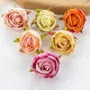 Torkade blommor 100 st konstgjorda grossist för heminredning Silk Diy Candy Box Cake Wedding Garden Roses Christmas Garland