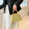 Bolsas de noite Bolsa feminina HSFUR Shell Personalidade Versátil Um ombro tiracolo Marca Bolsa de couro envernizado Tote para mulheres