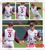 Maillot de baseball Virginia Tech Hokies Garrett Michel Drue Hackenberg Anthony Arguelles Griffin Green Jonah Hurney Henry Weycker Jacob Exum Maillots cousus sur mesure