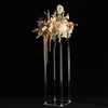 Vases plus épais Acylic Floor Vase Clear Flower Table Centre de table Mariage Moderne Vintage Floral Stand Colonnes Décoration De Mariage