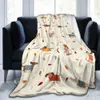 Blanket In Sweaters Pattern Blanket Fleece Printed Cute Portable Soft Throw Blanket for Bed Office Quilt Blanket R230616