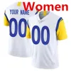 Fußballtrikot nach Maß für Männer, Frauen, Jugendliche, Tyler Higbee, Puka, Nacua, Byron Young, Tutu, Atwell, Ernest Jones, Fuller, Christian Rozeboom