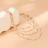 Pendant Necklaces Layered Pearl Beads Choker Necklace for Women Trendy Elegant Wedding on Neck Accessories 2023 Fashion Jewelry Girl Gift 230613