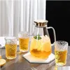 Бокал стаканы чашки чашки выпить хрустальный коктейль градиент тумблер напитки для виски ледниковый ледник виски для водного напитка набор посуда капля dh5tv