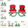 NOUVEAU NOUVELLES Lunettes De Noël Père Noël Arbre De Noël Lunettes Photo Prop Décoration De Fête Fournitures 40 Modèles En Option 0708