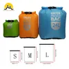 Outdoor Bags 6L 12L 24L Waterproof Dry Bag Pack Sack Swimming Rafting Kayaking River Trekking Floating Sailing Boating Water Resistance 230617