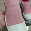 2023ss Stivali in pelliccia rosa archivio di alta qualità superiore TPU Sole Trainer Botas personalizzati