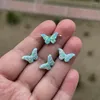 الأحجار الكريمة فضفاضة 3pcs الاصطناعية Opal 8.6x14.1mm فراشة لقلادة DIY أو سوار أزياء المجوهرات سعر الجملة