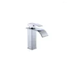 Bathroom Sink Faucets Water Faucet Basin Tap Home Supplies Square Single Hole Delicate Multipurpose No Burrs Copper