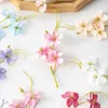 Flores secas 10 pçs artificial mais barato diy guirlanda caixa de doces decorações de natal para casa buquê de casamento seda margarida