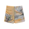 Kadın Şort Trafesi Kadın Tül Yaz Şortları Kadınlar için Yazdır Yüksek Bel Şortları Kadın Moda Düzenli Street Giyim Tayt Mini Kısa Pantolon 230616