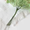 Fleurs séchées 6 pièces fausse plante gypsophile artificielle pour la décoration de la maison couronne de noël décorative de mariage boîte-cadeau bricolage