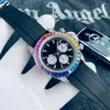 23ss Orologio Trusty Orologi da uomo Rainbow 40mm Orologi movimento automatico 2813 Acciaio inossidabile Orologi da donna Desinger Orologio da uomo Con documenti di scatola Orologio di lusso