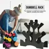 Hand Grips Dumbell Storage Rack Multilevel Weight Organizer med 3 däck Portabla arrangörer för hem 230617