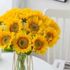 Dried Flowers 1PC Artificial Sunflower Home Garden for Decoration Stamen Wedding Autumn Christmas Fake Living Room Bedroom