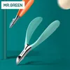 Nail Clippers Mr.Green Manicure Tools Professional Rostfritt stål Tjock tånaglar Ingrown Nuticle Nipper Trimmer PLIER SCISSORS NAILCHIPPERS 230616