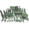 Action Toy Figures Classic 56pcsSet Mini Military Soldiers Figures Models Toy Army Men Desk Decor Kids Children Toddler Accessories Playset 230616