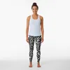 Active Pants Salamander Skin svartvitt av Subgirl Leggings Women's Sports Tennis för