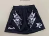 Shorts masculinos Inaka Power Double Mesh IP temporada 14 homens homens Basic Colors Gym Bn6m