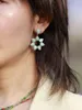 Boucles d'oreilles à tige Luxe femmes fleur améthystes plaqué or pierres semi-précieuses fête bijoux élégants Bijoux en gros livraison directe