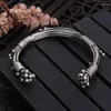 Bangle NY Handmade Fried Dough Twists Woven Vintage Bracelet For Men And Women Open Personalized Ethnic Style