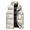 Hommes gilets 2023 hommes printemps automne gilet vestes fermeture éclair mâle léger couleur unie compressible bouffant sans manches manteaux vêtements Y55