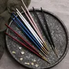 Chopsticks Blue Gold 5 Pairs Of Sushi Noodles Fast Tableware Household Stainless Steel Reusable Metal