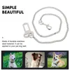 Dog Collars Pet car Chain AutomotivePet Suppliesリーシュ車の子犬の牽引ロープステンレス鋼供給安全ベルト旅行シートベルト