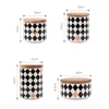 Opslagflessen Scandinavische keramische kruidenpot Creatieve verzegelde kruidenfles met houten deksel Keuken Voedselcontainer Koffie Suiker Graantank