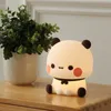 Yenilik Oyunları 15cm Bubu ve Dudu Gece Işık Lambası Kawaii Yier Led Gece Işığı Panda Ayı Lambası Başucu Yatak Odası Oturma Odası Dekorasyon Oyuncakları Hediye 230617