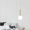 Lampy wiszące sypialnia sypialnia Bezpolebka weranda Kreatywna minimalistyczna długa linia Net Red Breon Lighting Pojedyncza głowa Budynek dekoracji domu