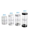 30 40 50 60 80 ml plastikowe słoiki przezroczyste puszki do przechowywania zwierząt domowe okrągłe butelkę z plastikowymi/aluminiowymi pokrywkami Hanter