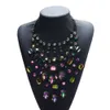 Pendentif Colliers De Luxe Multicouche Cristal Autrichien Grand Collier Collier Ras Du Cou Femmes Bijoux Boho Indien Maxi Déclaration Grand Bib Colliers 230617