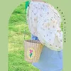 Evening Bags Straw Bag Casual Hand-woven One-shoulder Diagonal Children's Bucket Small Fresh Hand-held Women's Picnic