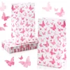 Gift Wrap 12pcs Butterfly Party Candy Goodie Bags Birthday Deocrations Butterflies Paper For Girl Pink Decors