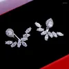 Boucles d'oreilles pendantes vente 925 argent Europe cristal FromSwarovskis mode gouttelettes d'eau aiguille sauvage bijoux de mariage haut de gamme