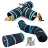 Cat Toys 3/4/5-way Pet Cats Ringing Paper Runway Rolling Ground Chinchilla Toy Fun Drill Bucket Foldable Cat Passage Pet Supplies Cat Toy 230617
