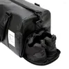 Opbergtassen Sporttas Leder Sportbagage Sport Droog Nat Heren Training Voor Schoenen Fitness Yoga Reizen Schouder Sac De