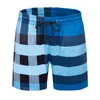 Shorts de banho xadrez Masculino Shorts de grife Verão Moda Streetwear Roupas de secagem rápida SwimWear Tábua de impressão Calças de praia 23