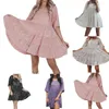 Casual Dresses Ladies Sequin Sequins Round Neck Short Sleeves Big Swing Cute Dress Elegant Vintage Retro A Line