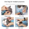 Grooming Ny multifunktionell kattpåse kattbad nagel matning rengöring tvättväska anti katt skrap fast väska husdjur leveranser tillbehör för katter