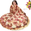 Deken baby zachte pasgeboren dekens ronde vorm draagbare draagbare pizza deken R230617