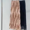 Gonne Gonna a coda di pesce con paillettes lucide Donna Bling lunga rosa con paillettes maxi