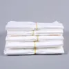 Sacs de rangement Toyvian T-shirt blanc avec poignée Grade Sac Emballage Supermarché Épicerie 100pcsClear Tote