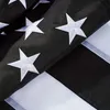 1pc, Thin Blue Line Flag 5x3FT - Police American Blue Lives Matter Embroidered Stars Flags Banner With 2 Durable Brass Grommets, Gifts For Law Enforcement Officers