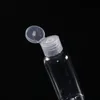 60 ml PET-plastic fles met flip-dop transparante ronde vorm fles voor make-up remover wegwerp handdesinfecterende gel Orwvf